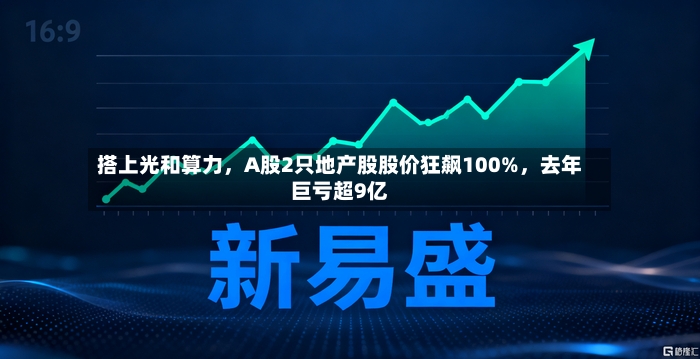搭上光和算力，A股2只地产股股价狂飙100%，去年巨亏超9亿