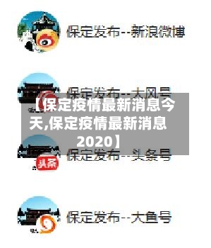 【保定疫情最新消息今天,保定疫情最新消息2020】-第2张图片