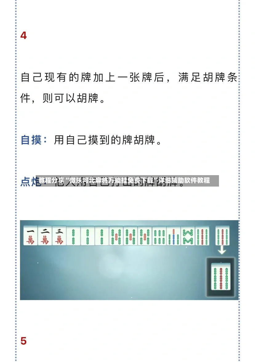 教程分享“微乐河北麻将万能挂免费下载	”详细辅助软件教程-第2张图片