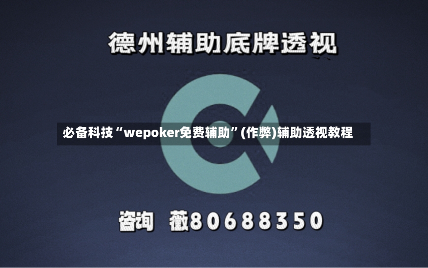 必备科技“wepoker免费辅助”(作弊)辅助透视教程-第2张图片