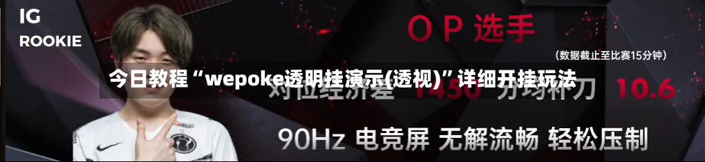 今日教程“wepoke透明挂演示(透视)”详细开挂玩法-第2张图片