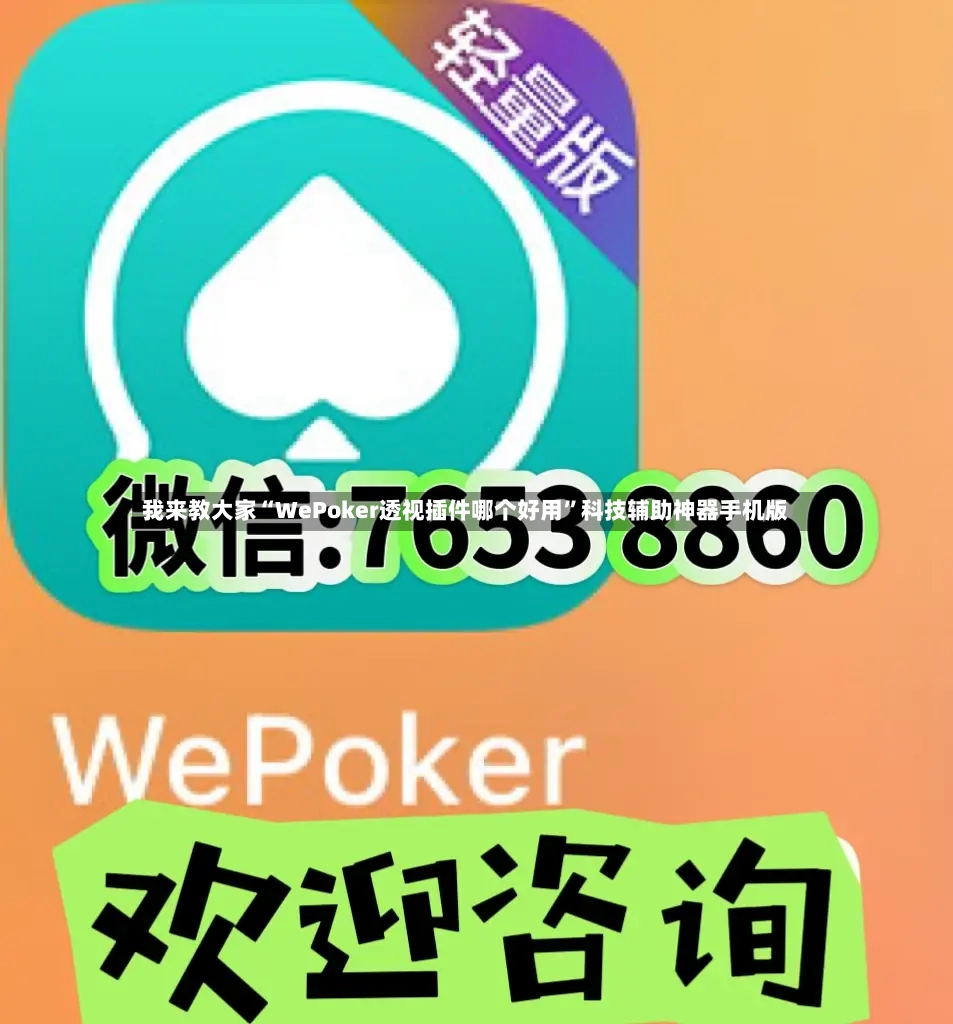 我来教大家“WePoker透视插件哪个好用”科技辅助神器手机版-第3张图片