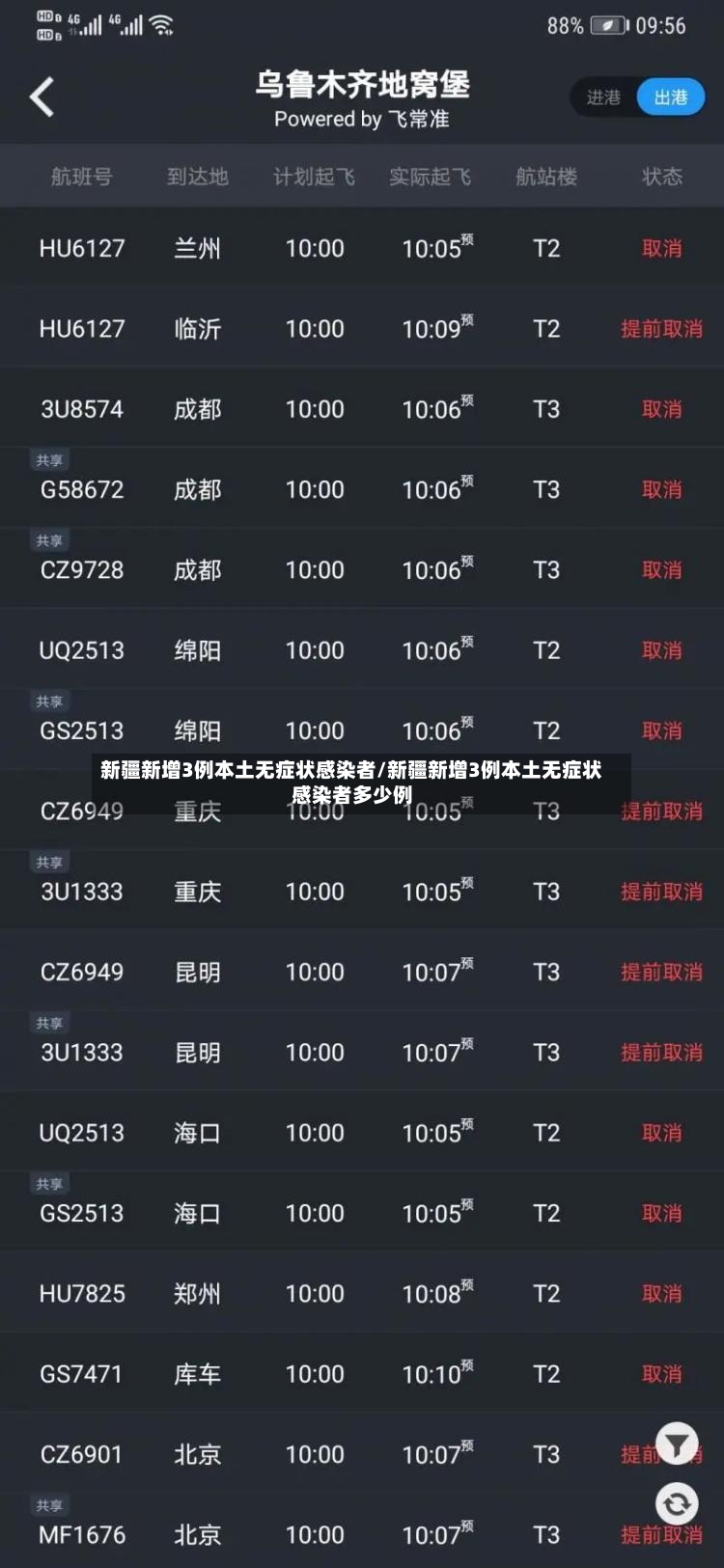 新疆新增3例本土无症状感染者/新疆新增3例本土无症状感染者多少例