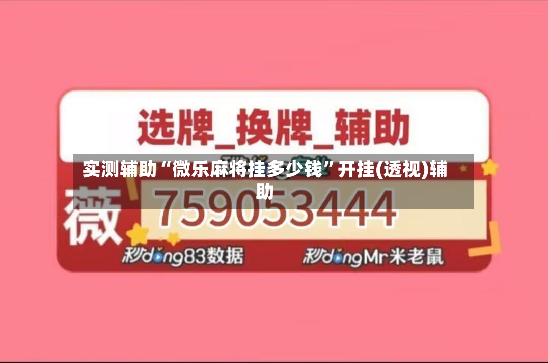 实测辅助“微乐麻将挂多少钱”开挂(透视)辅助