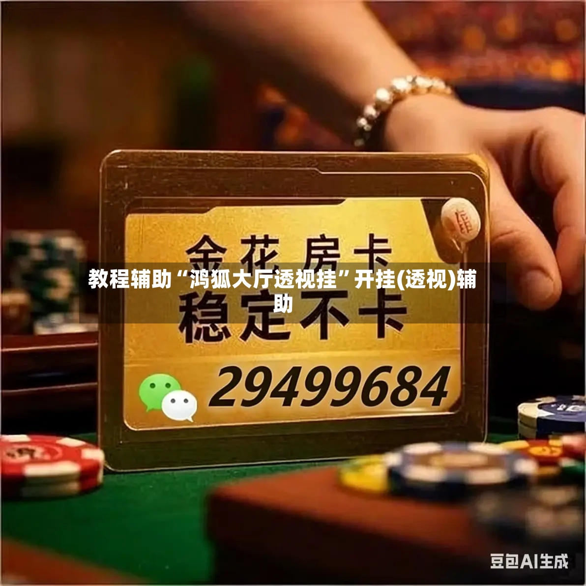 教程辅助“鸿狐大厅透视挂”开挂(透视)辅助-第2张图片