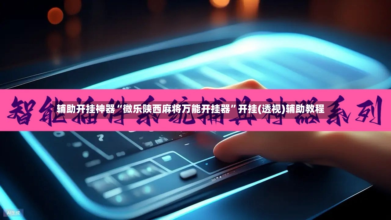 辅助开挂神器“微乐陕西麻将万能开挂器”开挂(透视)辅助教程-第2张图片