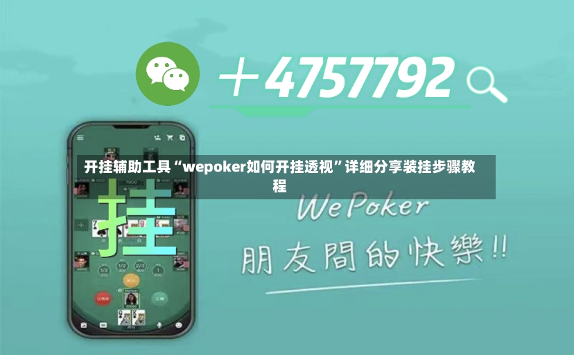 开挂辅助工具“wepoker如何开挂透视	”详细分享装挂步骤教程-第2张图片