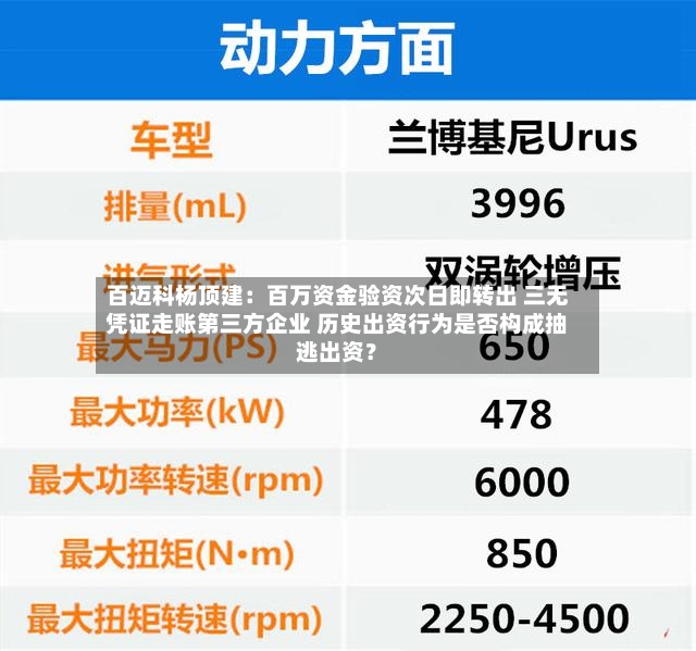 百迈科杨顶建:百万资金验资次日即转出 三无凭证走账第三方企业 历史出资行为是否构成抽逃出资?-第2张图片