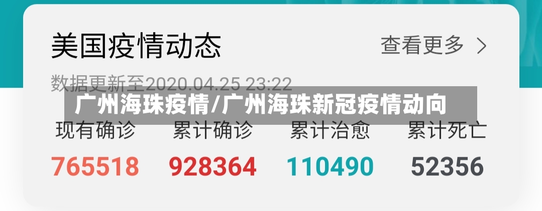 广州海珠疫情/广州海珠新冠疫情动向
