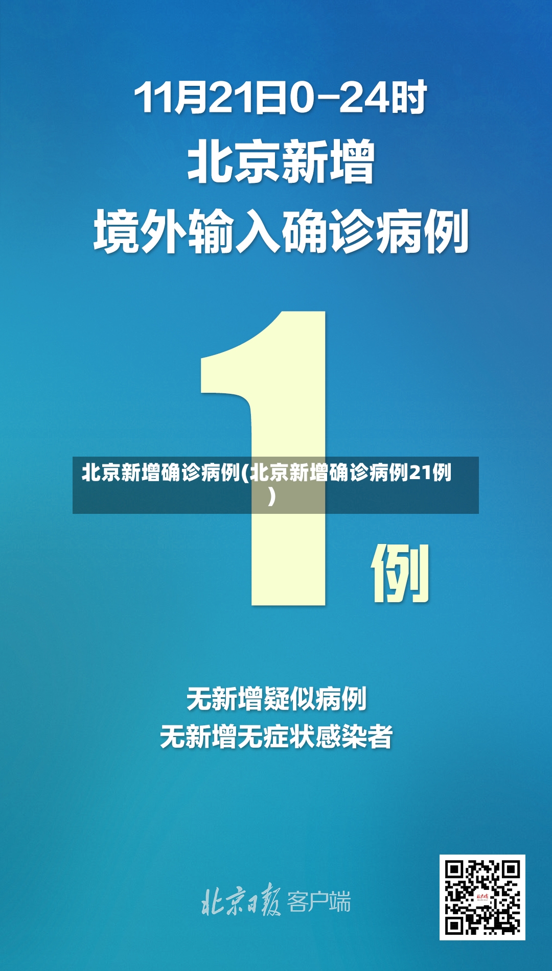北京新增确诊病例(北京新增确诊病例21例)