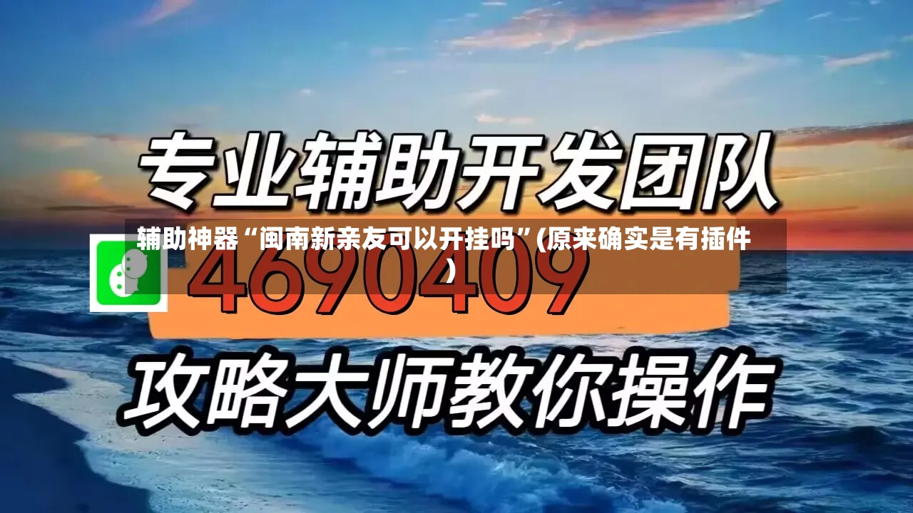 辅助神器“闽南新亲友可以开挂吗”(原来确实是有插件)-第3张图片