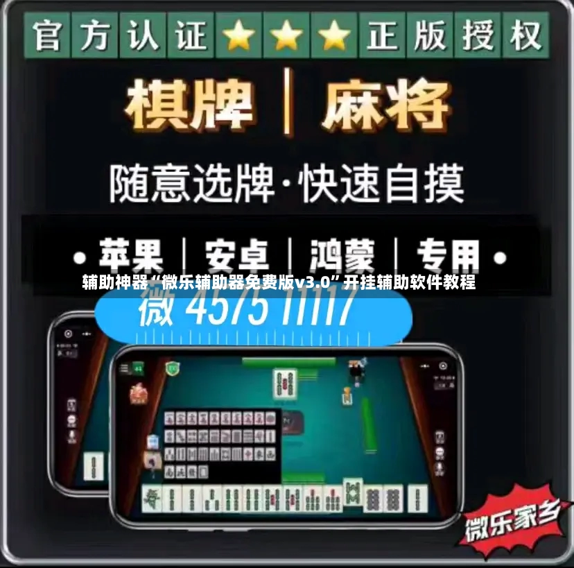 辅助神器“微乐辅助器免费版v3.0”开挂辅助软件教程-第2张图片