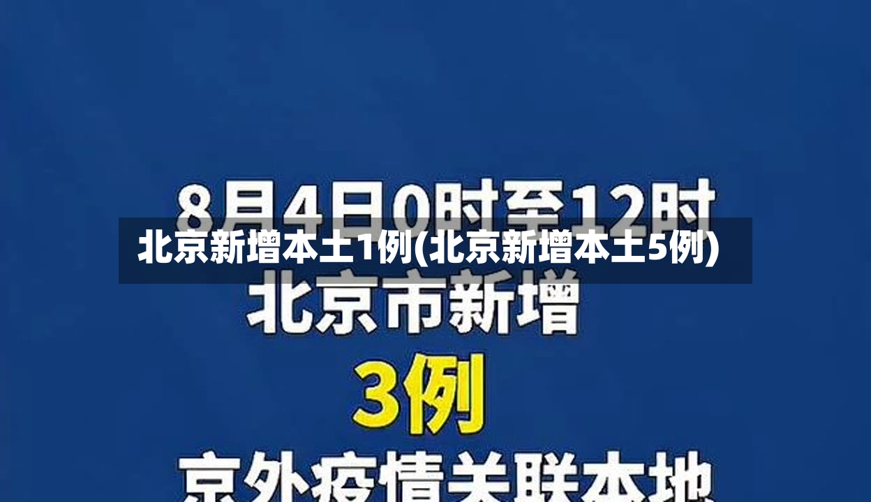 北京新增本土1例(北京新增本土5例)