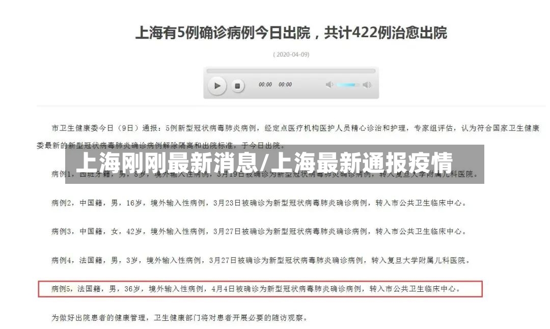 上海刚刚最新消息/上海最新通报疫情