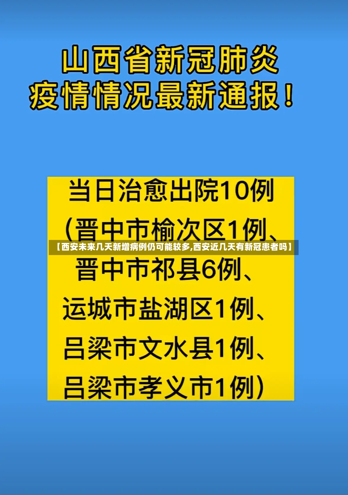 【西安未来几天新增病例仍可能较多,西安近几天有新冠患者吗】-第3张图片