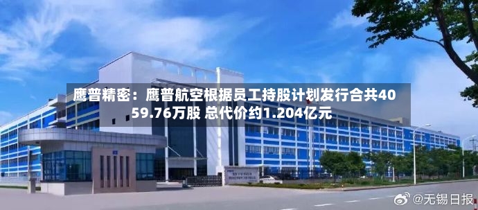 鹰普精密:鹰普航空根据员工持股计划发行合共4059.76万股 总代价约1.204亿元-第2张图片