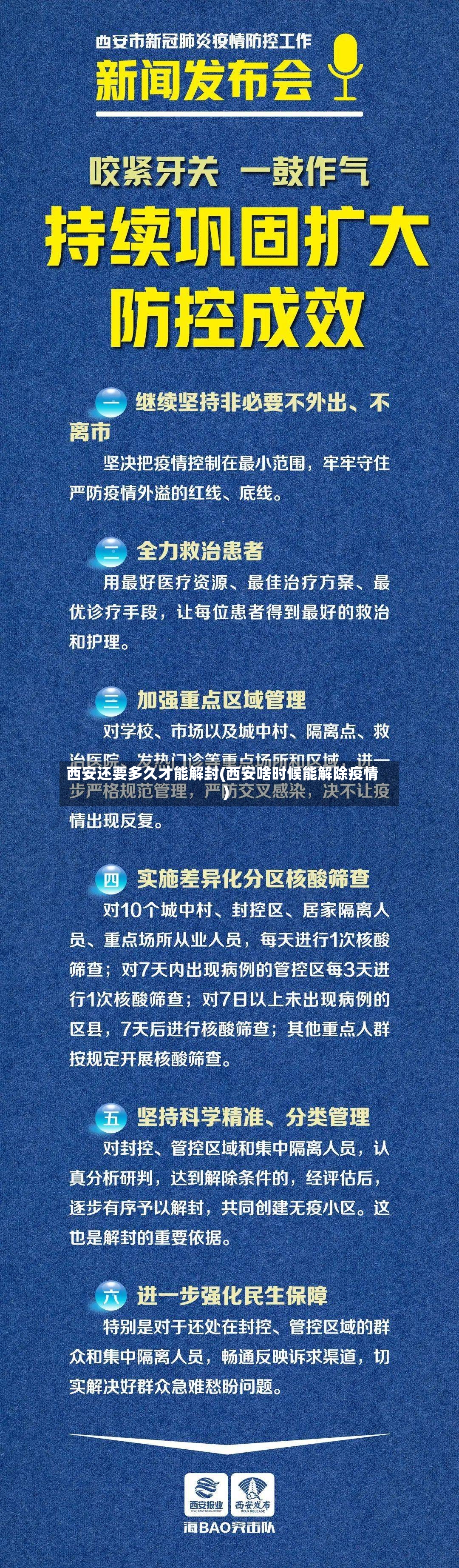 西安还要多久才能解封(西安啥时候能解除疫情)