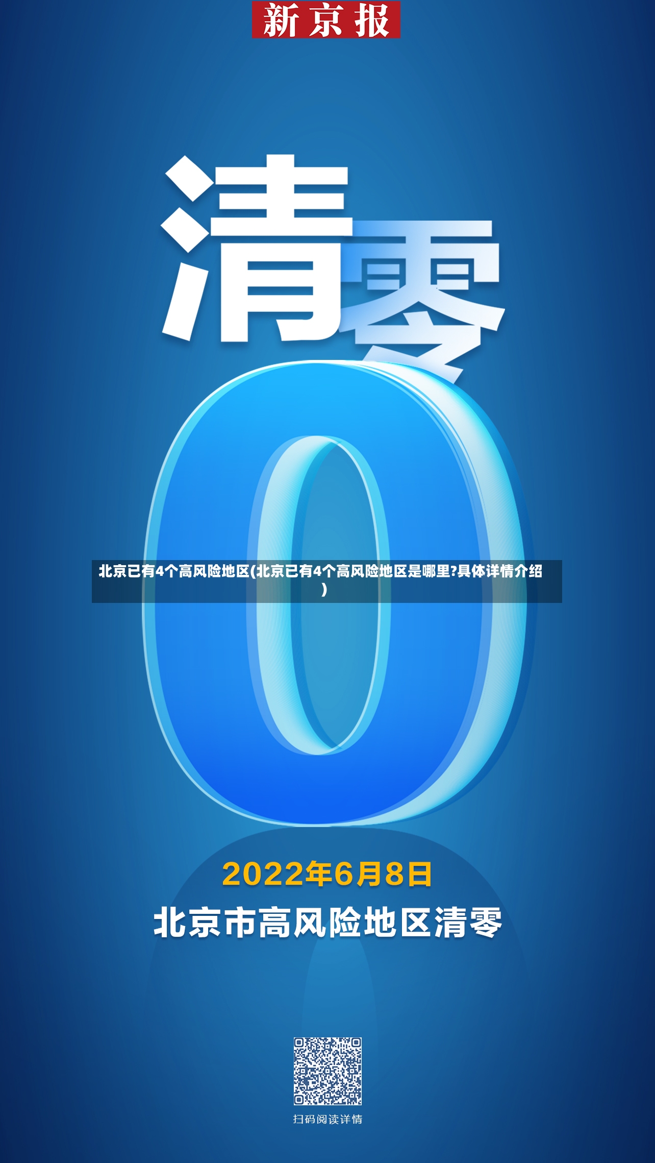 北京已有4个高风险地区(北京已有4个高风险地区是哪里?具体详情介绍)