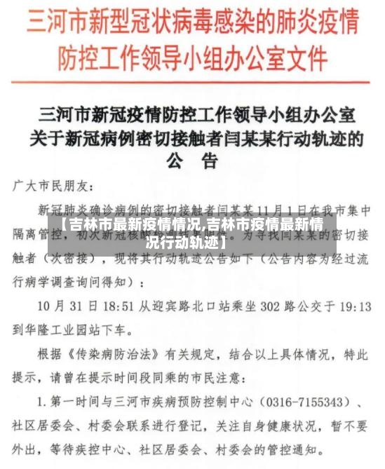 【吉林市最新疫情情况,吉林市疫情最新情况行动轨迹】