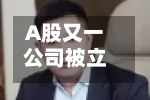 A股又一公司被立案	，实控人失联半年多，上万股民踩雷-第2张图片