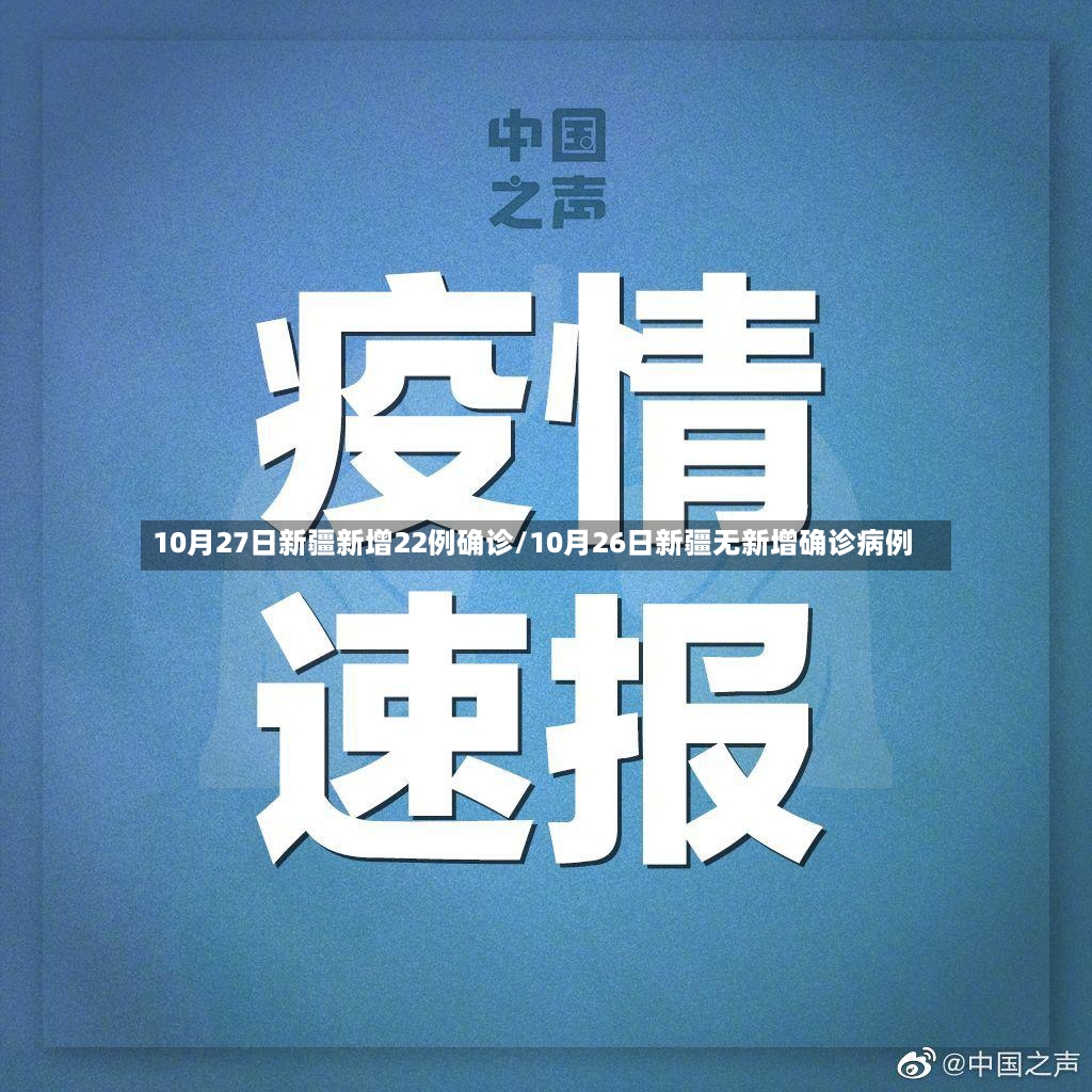 10月27日新疆新增22例确诊/10月26日新疆无新增确诊病例