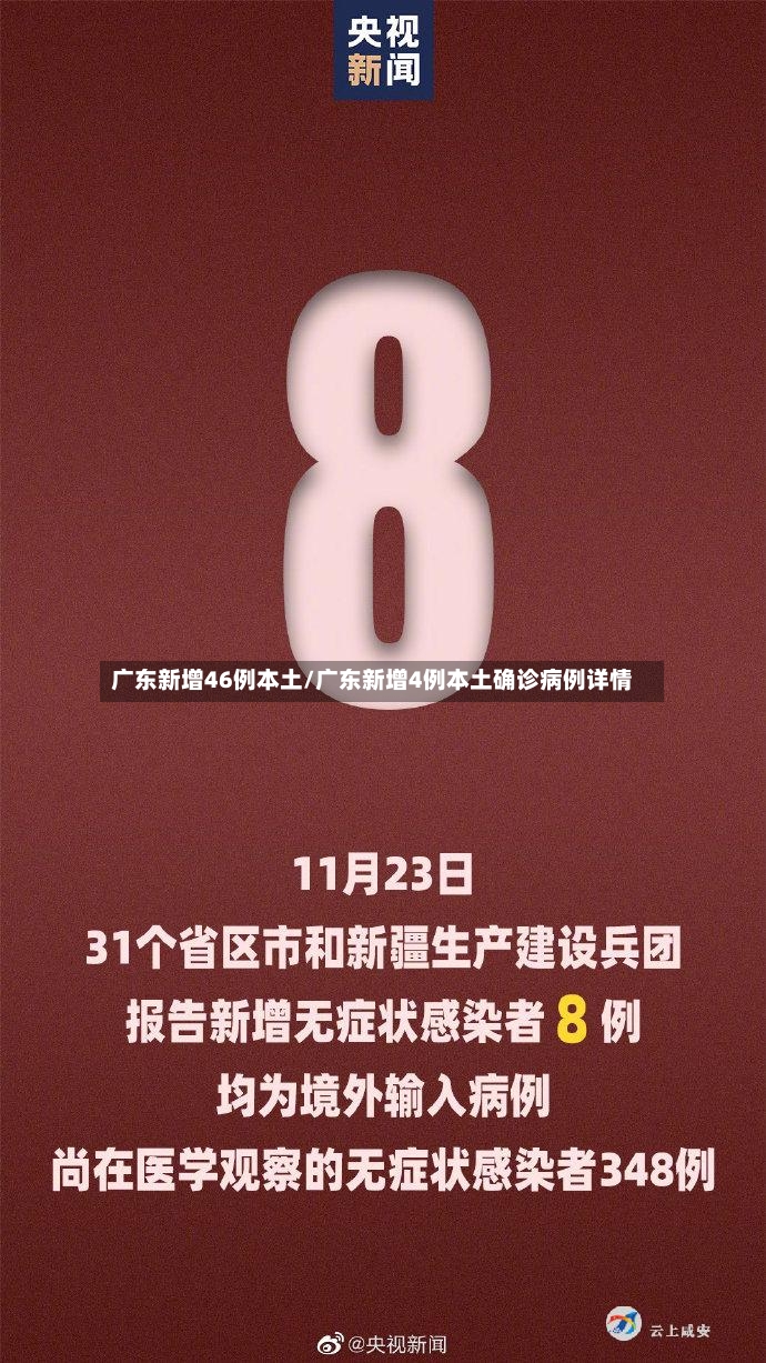 广东新增46例本土/广东新增4例本土确诊病例详情-第2张图片