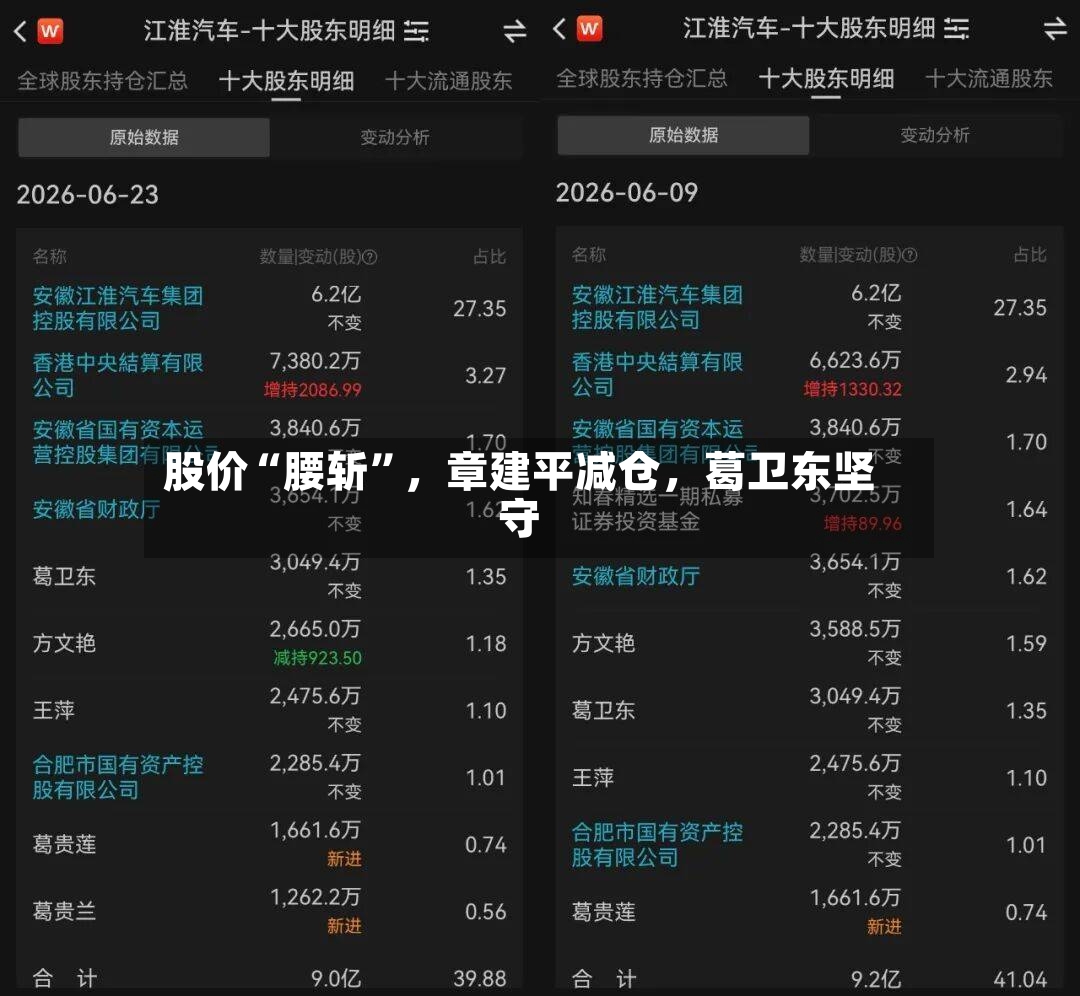 股价“腰斩	”，章建平减仓	，葛卫东坚守-第2张图片